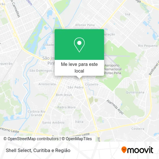 Shell Select mapa