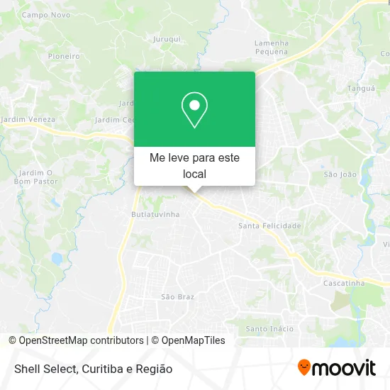 Shell Select mapa
