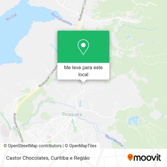 Castor Chocolates mapa