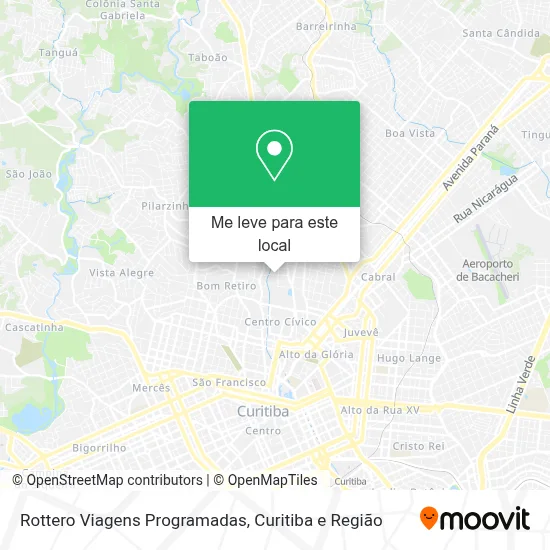 Rottero Viagens Programadas mapa
