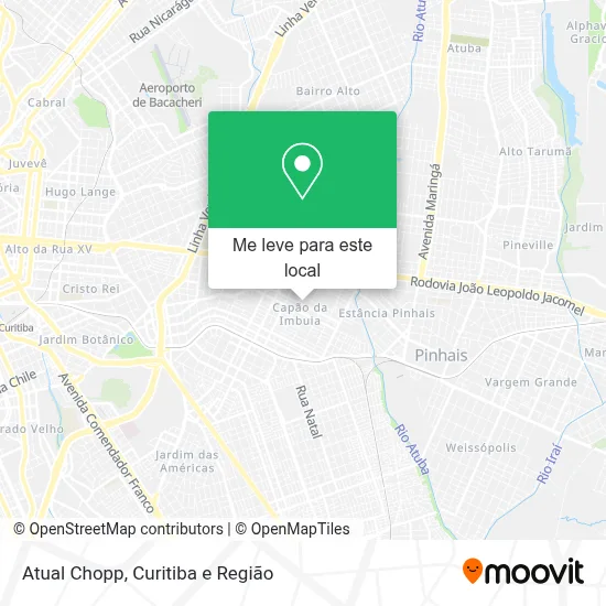 Atual Chopp mapa