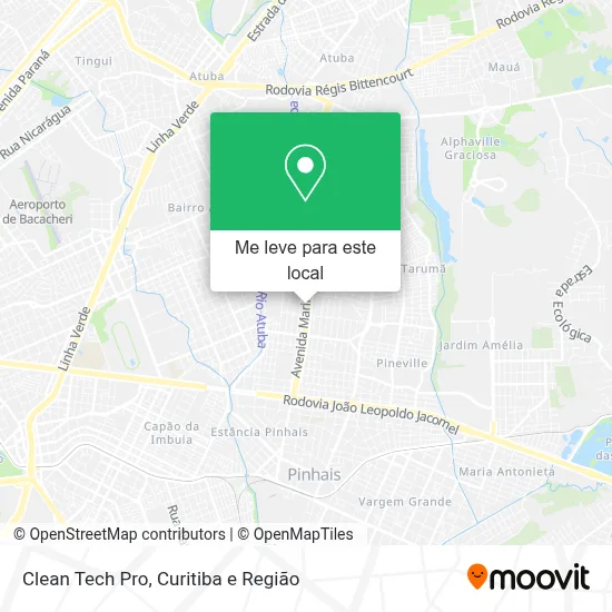 Clean Tech Pro mapa