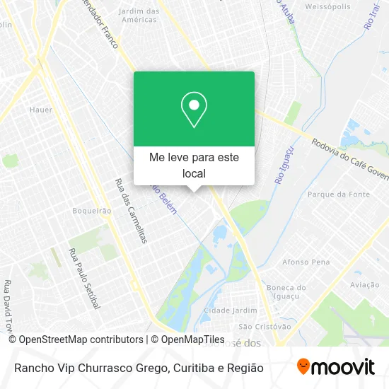 Rancho Vip Churrasco Grego mapa