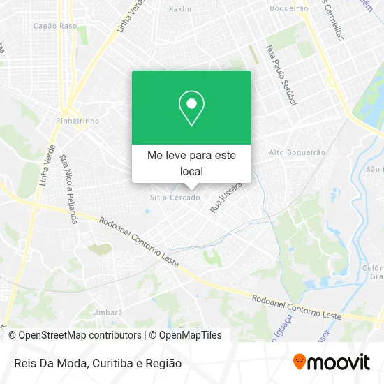Reis Da Moda mapa