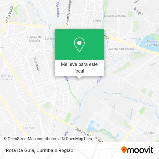 Rota Da Gula mapa