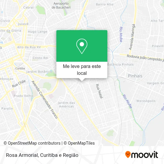 Rosa Armorial mapa