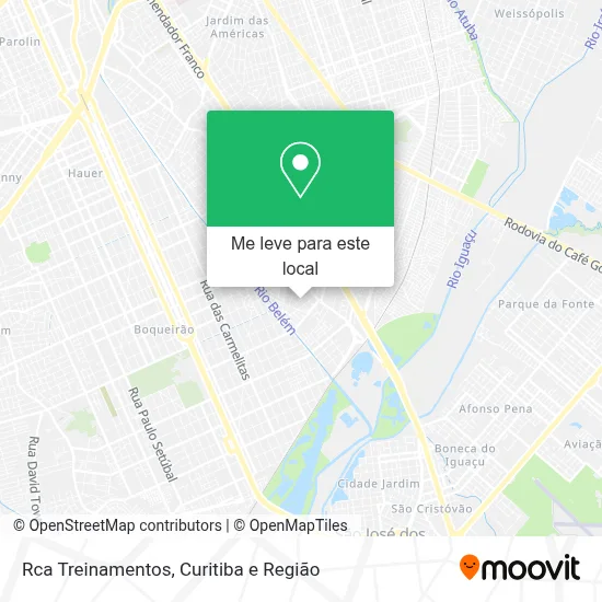 Rca Treinamentos mapa
