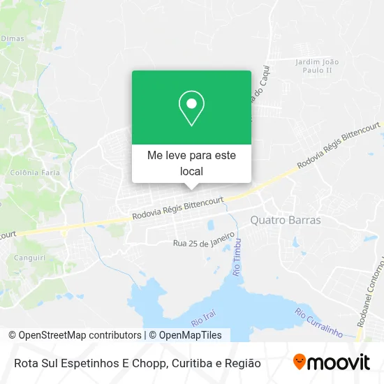 Rota Sul Espetinhos E Chopp mapa