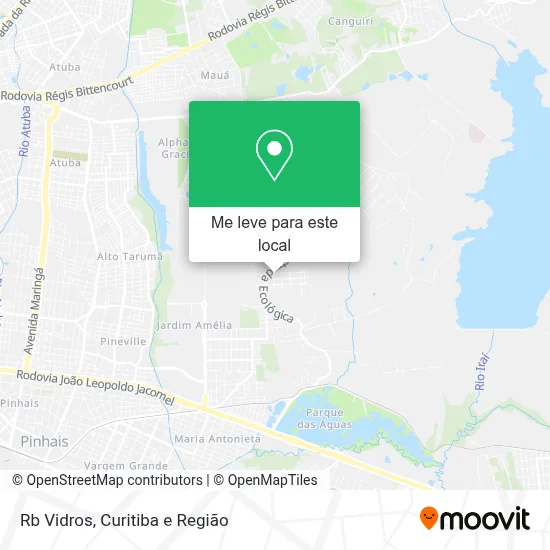 Rb Vidros mapa