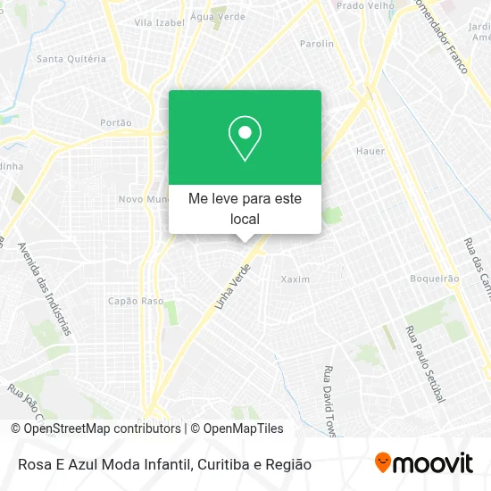 Rosa E Azul Moda Infantil mapa