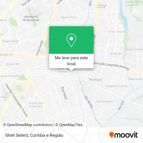 Shell Select mapa