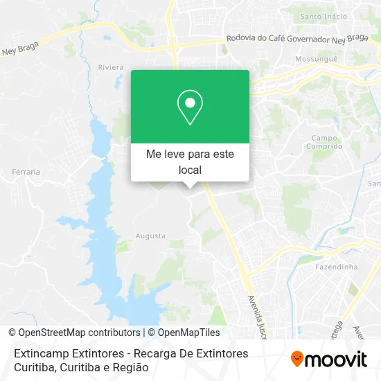 Extincamp Extintores - Recarga De Extintores Curitiba mapa