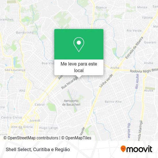 Shell Select mapa