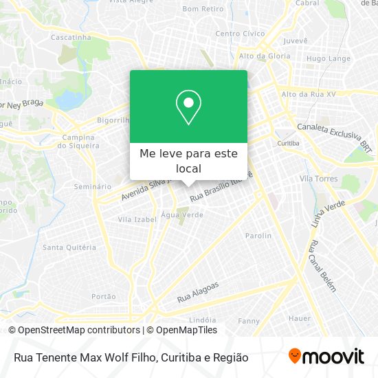 Rua Tenente Max Wolf Filho mapa