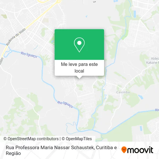 Rua Professora Maria Nassar Schaustek mapa