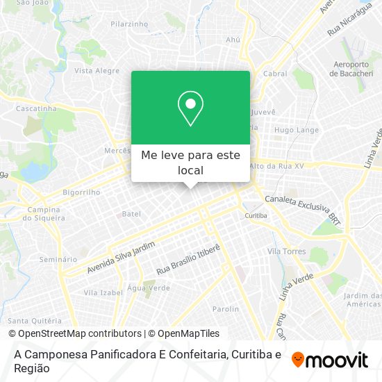 A Camponesa Panificadora E Confeitaria mapa