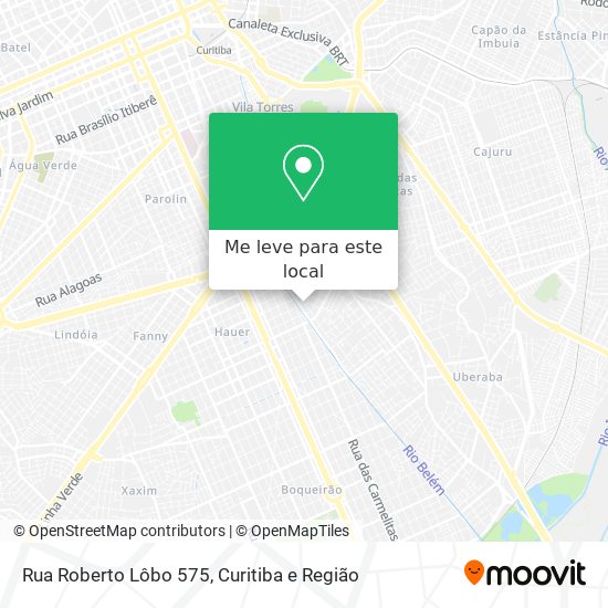 Rua Roberto Lôbo 575 mapa