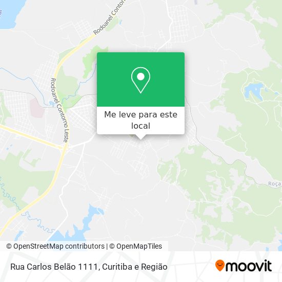 Rua Carlos Belão 1111 mapa