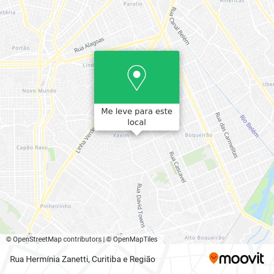 Rua Hermínia Zanetti mapa