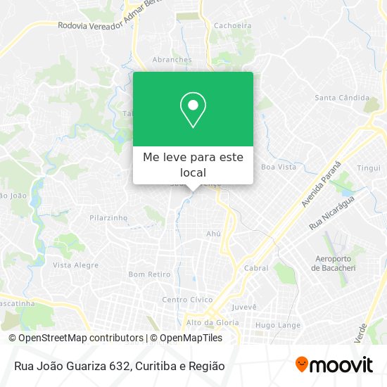 Rua João Guariza 632 mapa