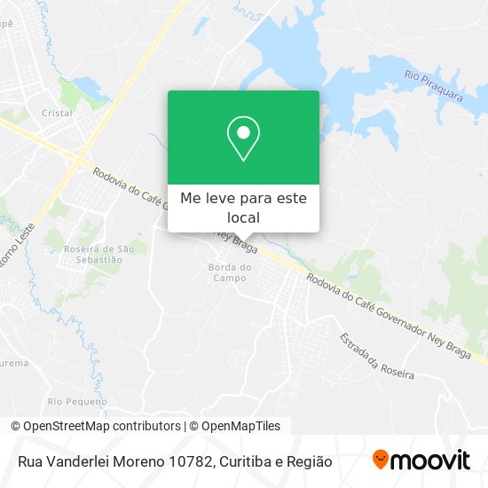 Rua Vanderlei Moreno 10782 mapa