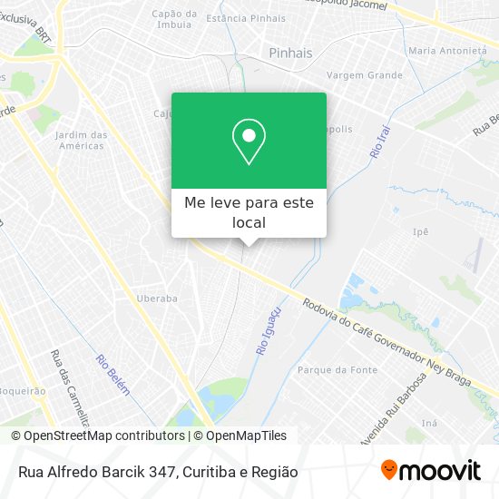 Rua Alfredo Barcik 347 mapa