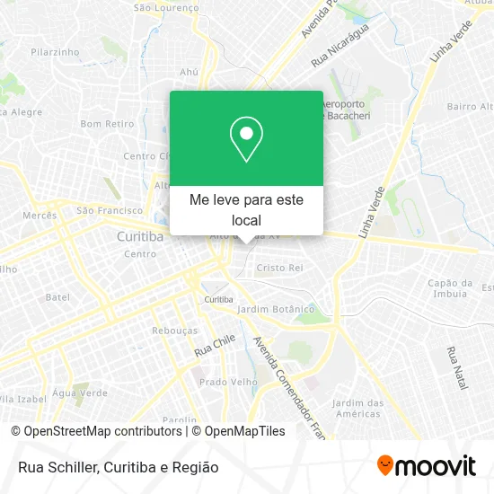 Rua Schiller mapa