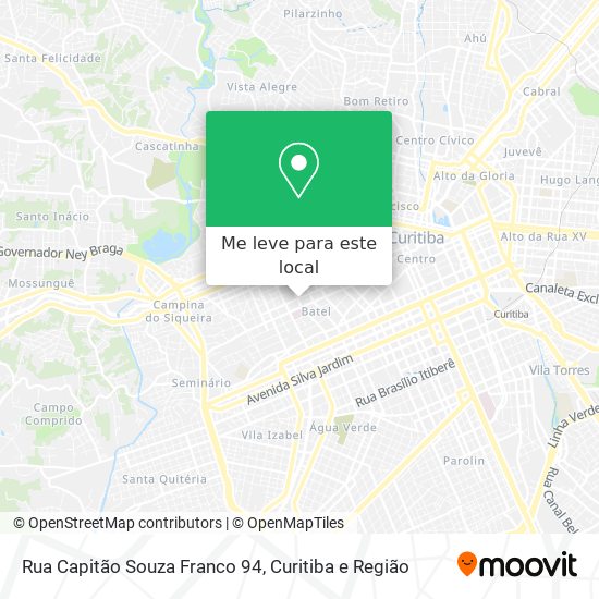 Rua Capitão Souza Franco 94 mapa