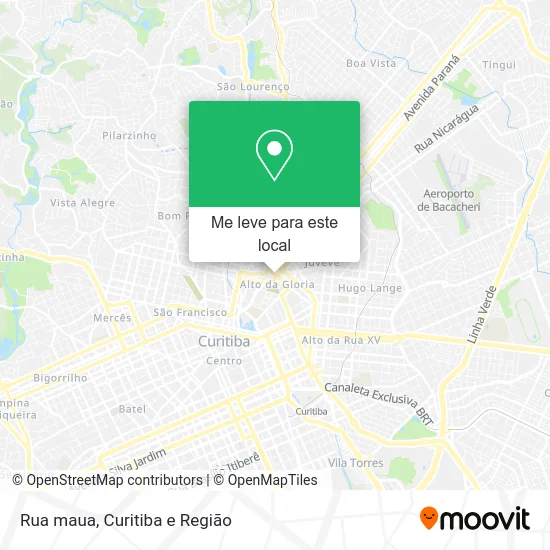 Rua maua mapa