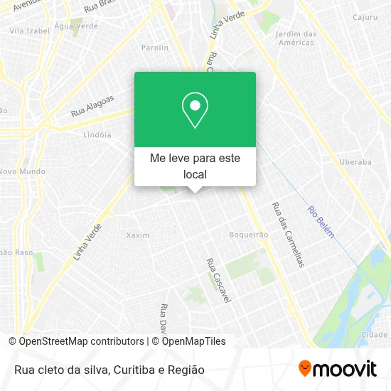 Rua cleto da silva mapa