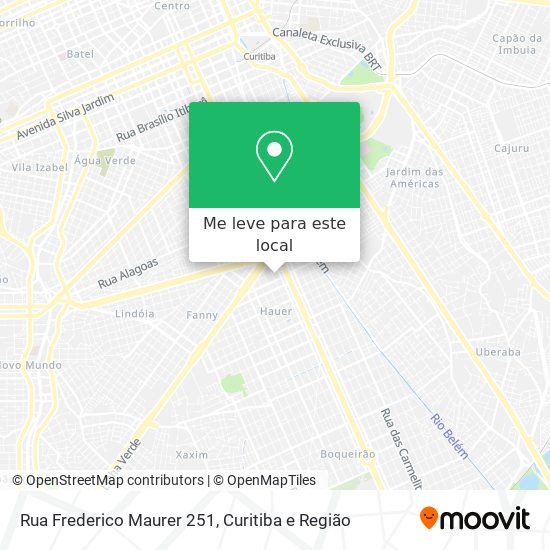Rua Frederico Maurer 251 mapa