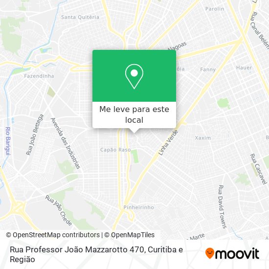 Rua Professor João Mazzarotto 470 mapa