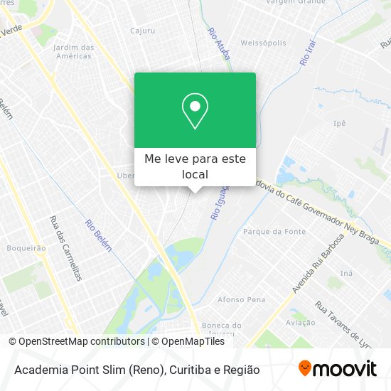 Academia Point Slim (Reno) mapa