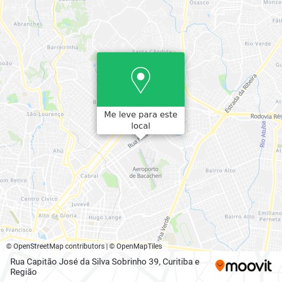 Rua Capitão José da Silva Sobrinho 39 mapa