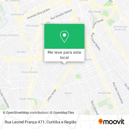 Rua Leonel França 471 mapa