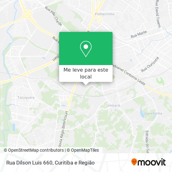 Rua Dílson Luís 660 mapa