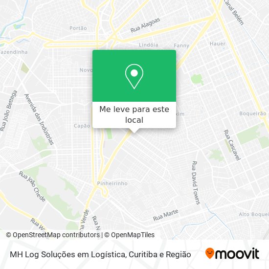 MH Log Soluções em Logística mapa