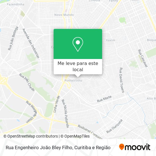 Rua Engenheiro João Bley Filho mapa