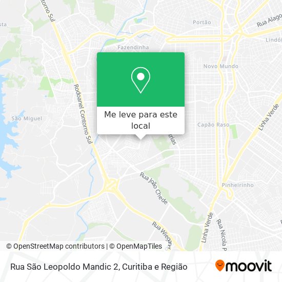 Rua São Leopoldo Mandic 2 mapa