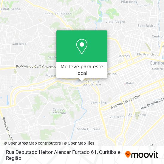 Rua Deputado Heitor Alencar Furtado 61 mapa
