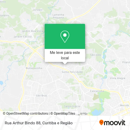 Rua Arthur Bindo 88 mapa