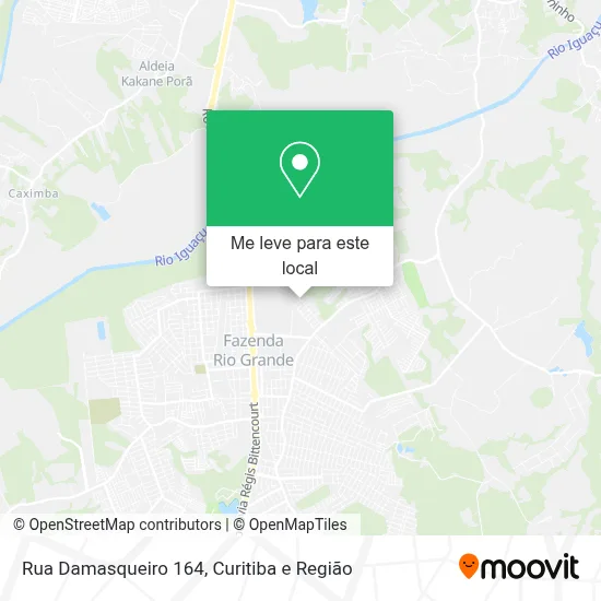 Rua Damasqueiro 164 mapa