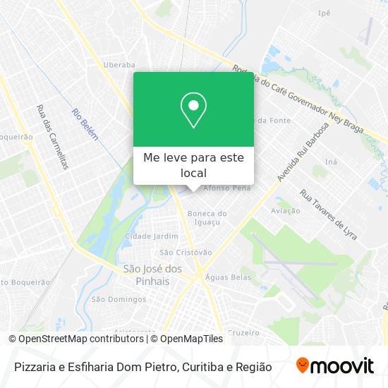 Pizzaria e Esfiharia Dom Pietro mapa