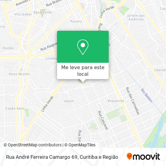 Rua André Ferreira Camargo 69 mapa