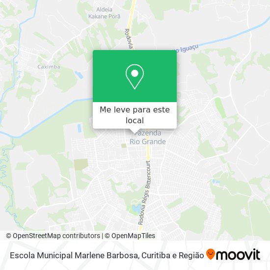 Escola Municipal Marlene Barbosa mapa