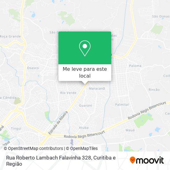 Rua Roberto Lambach Falavinha 328 mapa