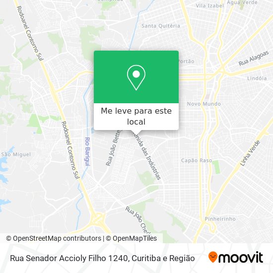 Rua Senador Accioly Filho 1240 mapa