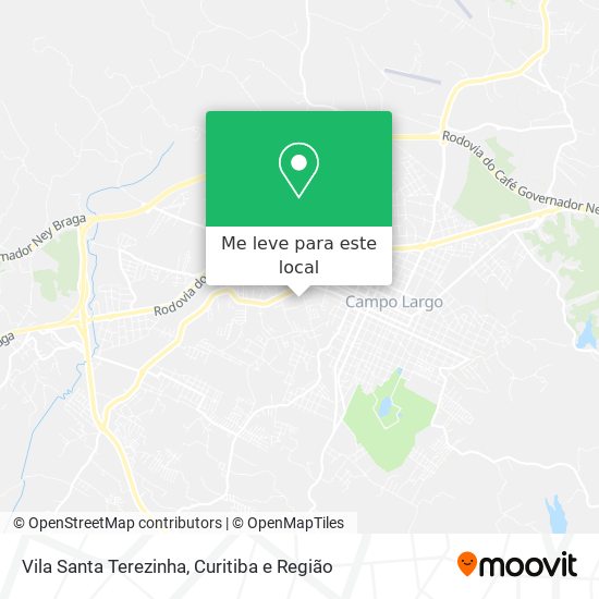 Vila Santa Terezinha mapa