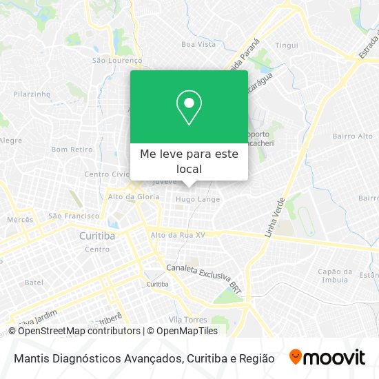 Mantis Diagnósticos Avançados mapa