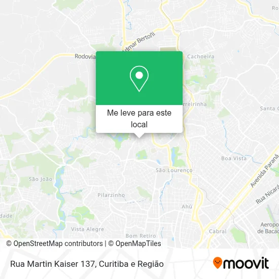 Rua Martin Kaiser 137 mapa